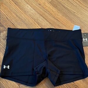 NWT. Under Armour Women's Black Shorts